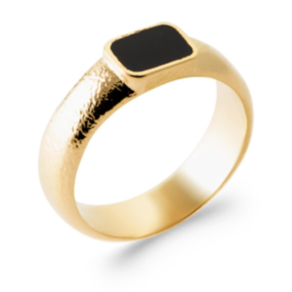 Ébène Signet Ring