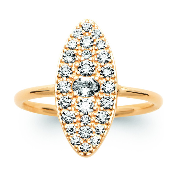 Bague Navette — vue 3