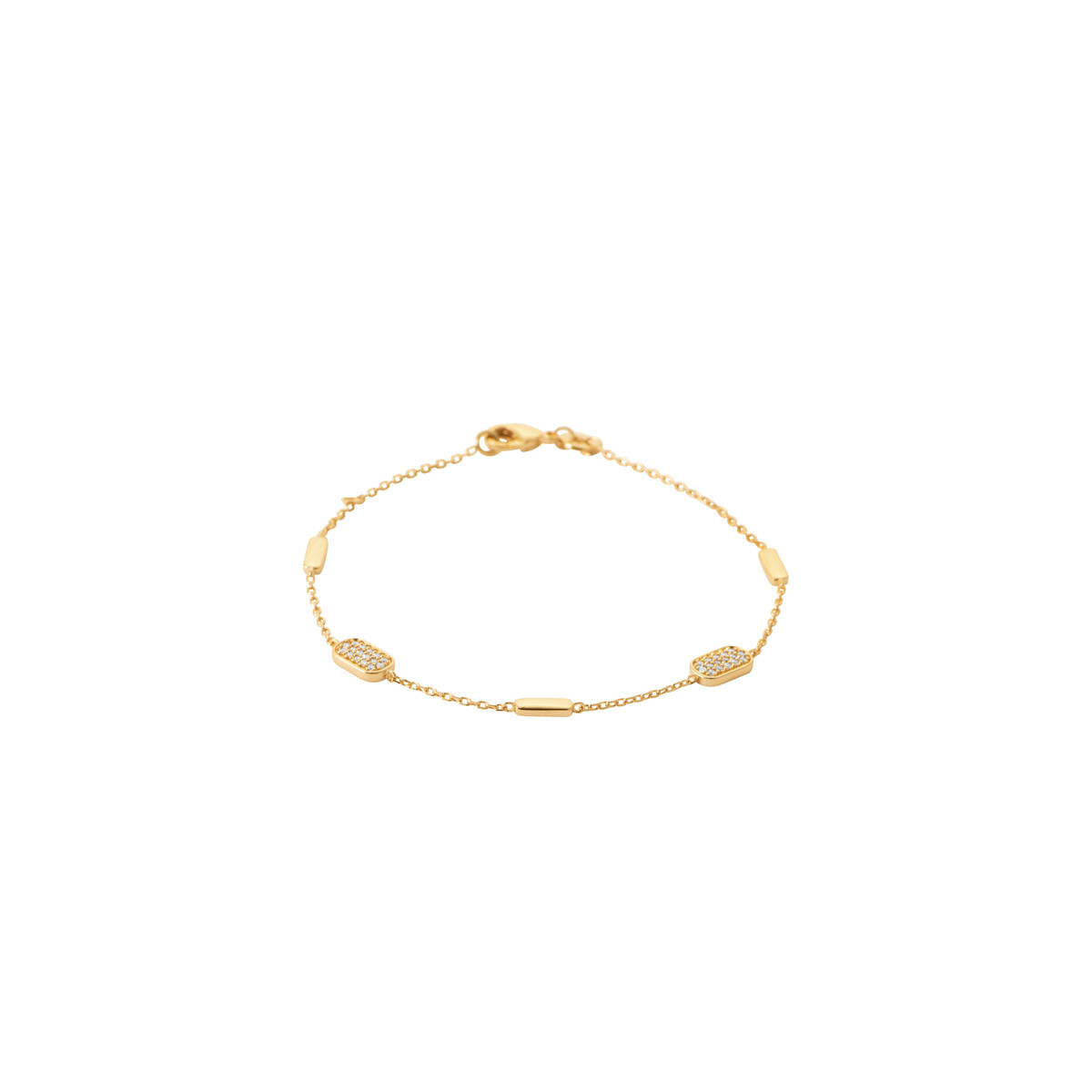 Bracelet Filante — Argent & Or | Éclat de Vivie
