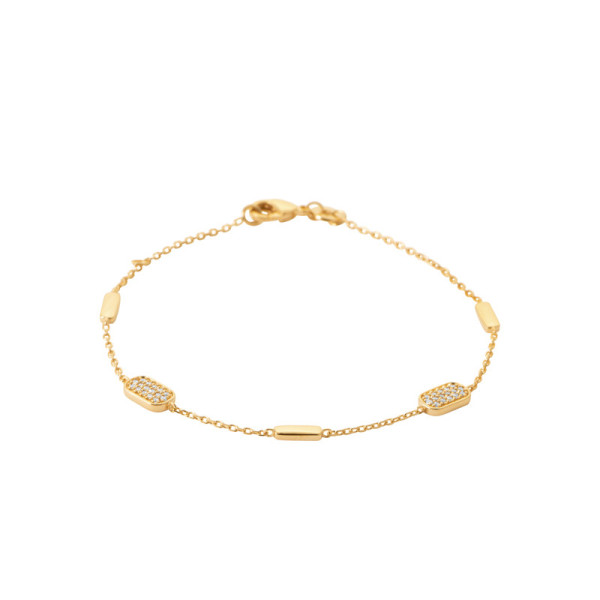Bracelet Filante — Argent & Or | Éclat de Vivie