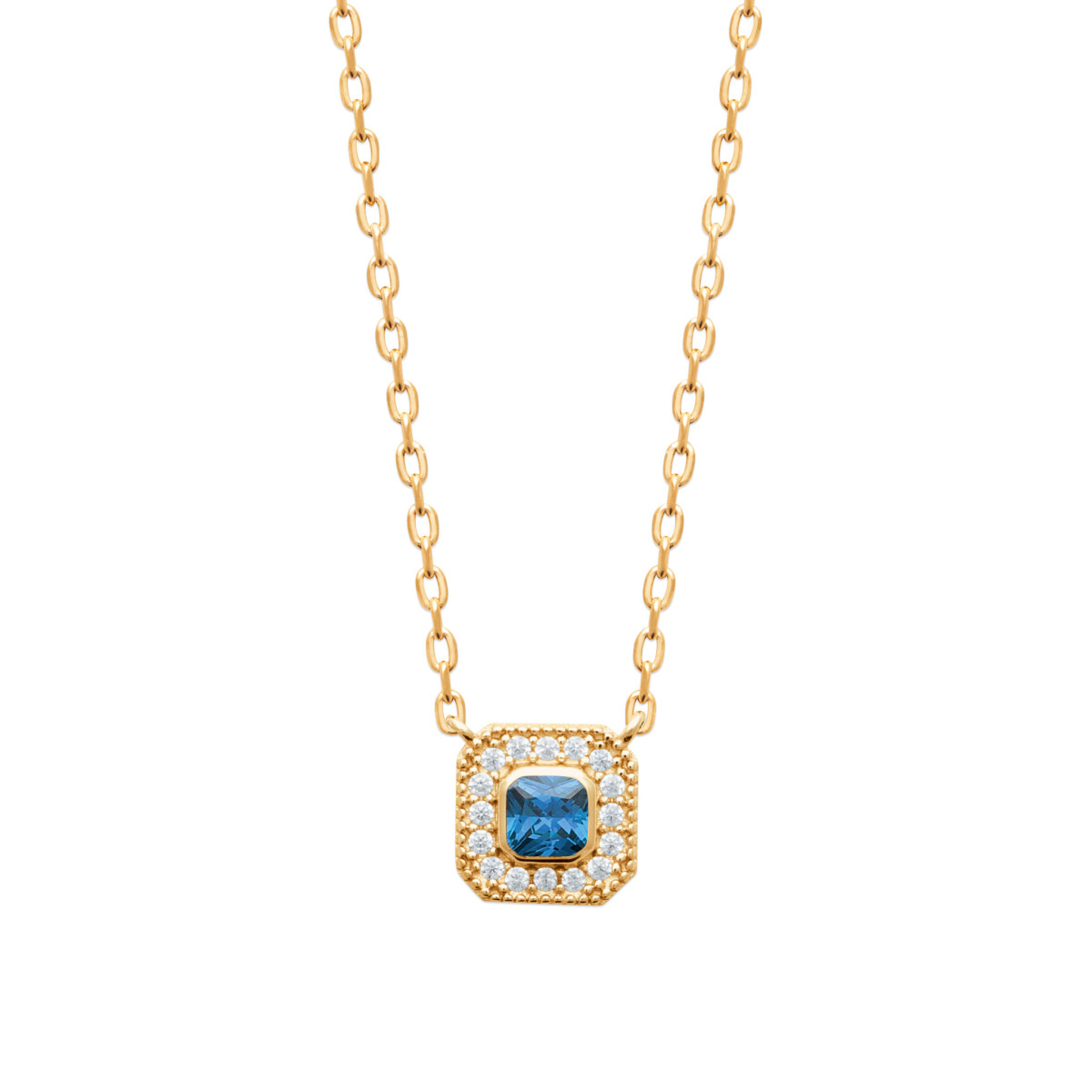 Carreau Necklace — 750 Gold Plated | Éclat de Vivie