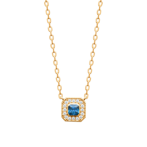 Carreau Necklace — 750 Gold Plated | Éclat de Vivie