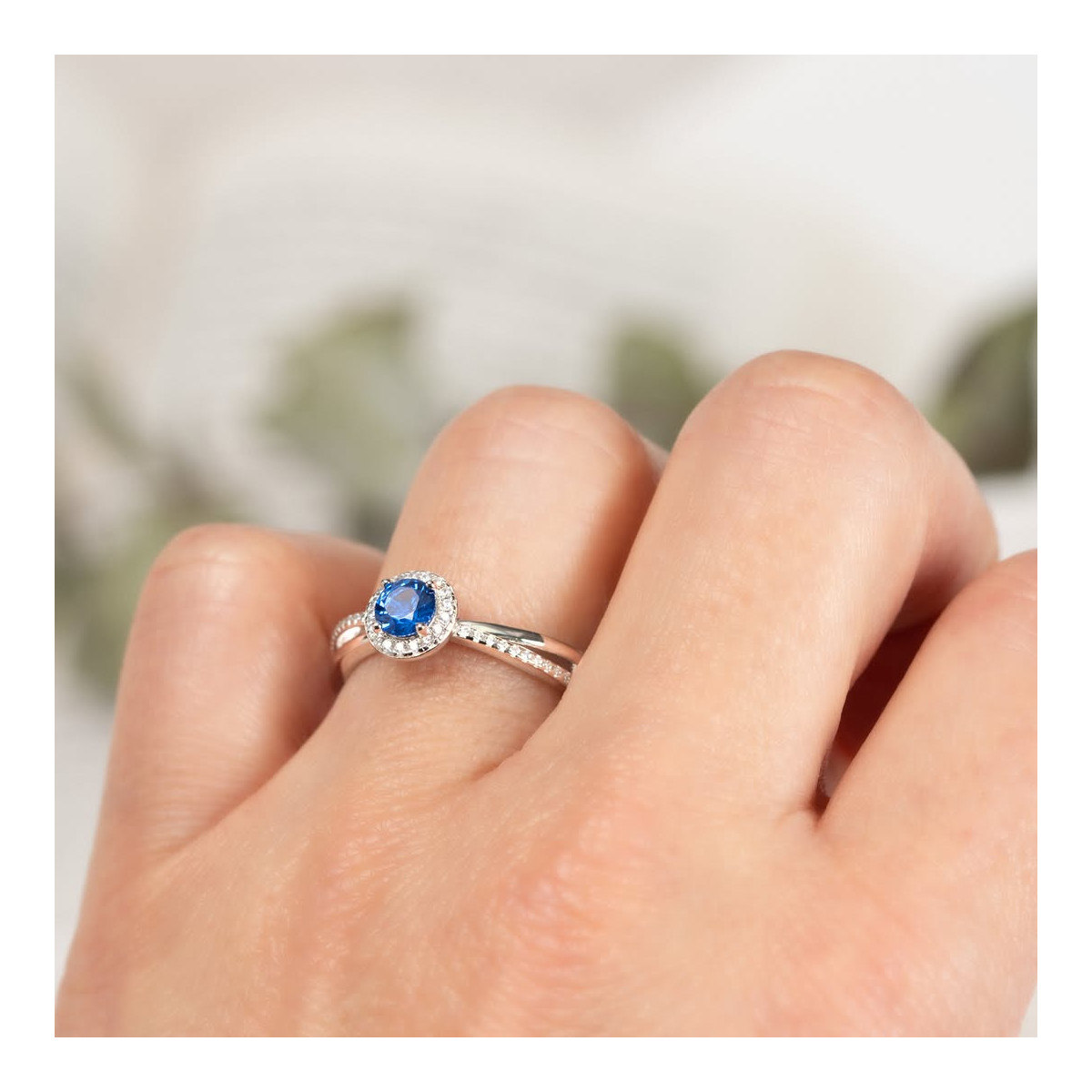 Abysse Ring — rhodium-plated 925 silver