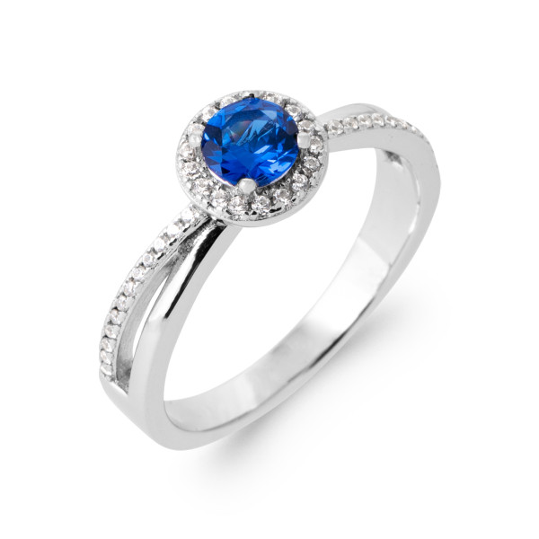 Abysse Ring — rhodium-plated 925 silver