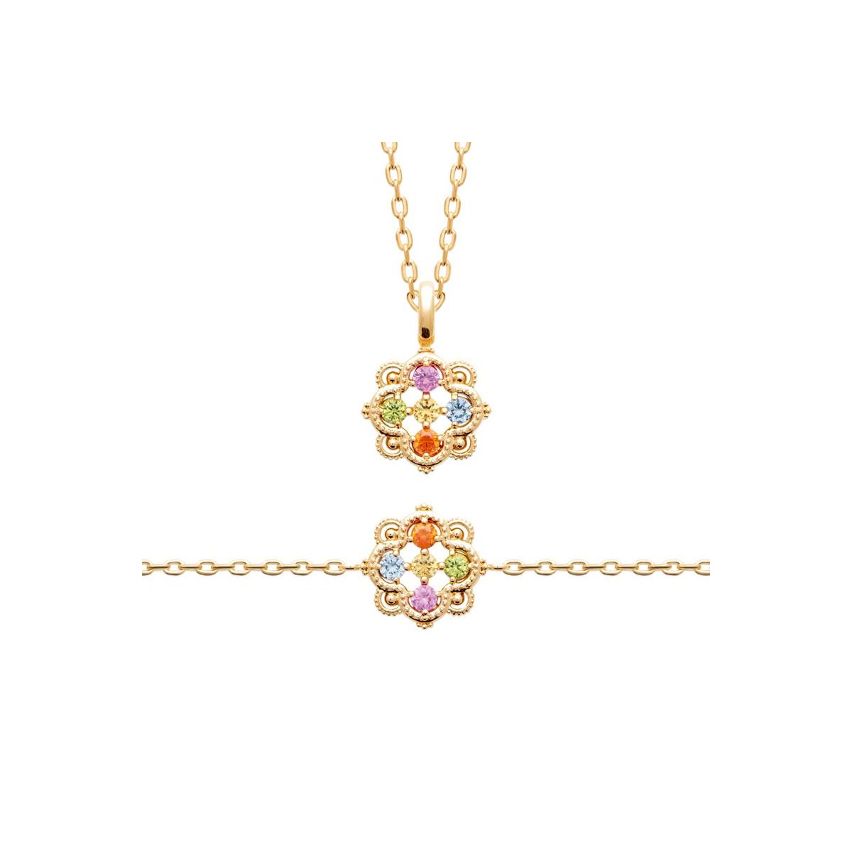 Collier Fleurs