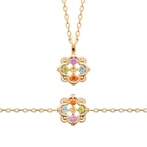 Collier Fleurs
