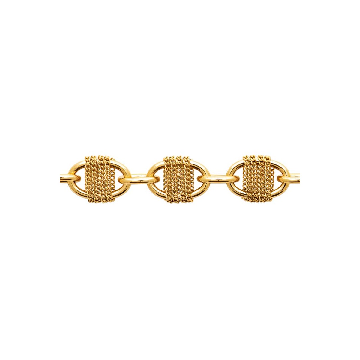 BRACELET ACIER PVD DORÉ