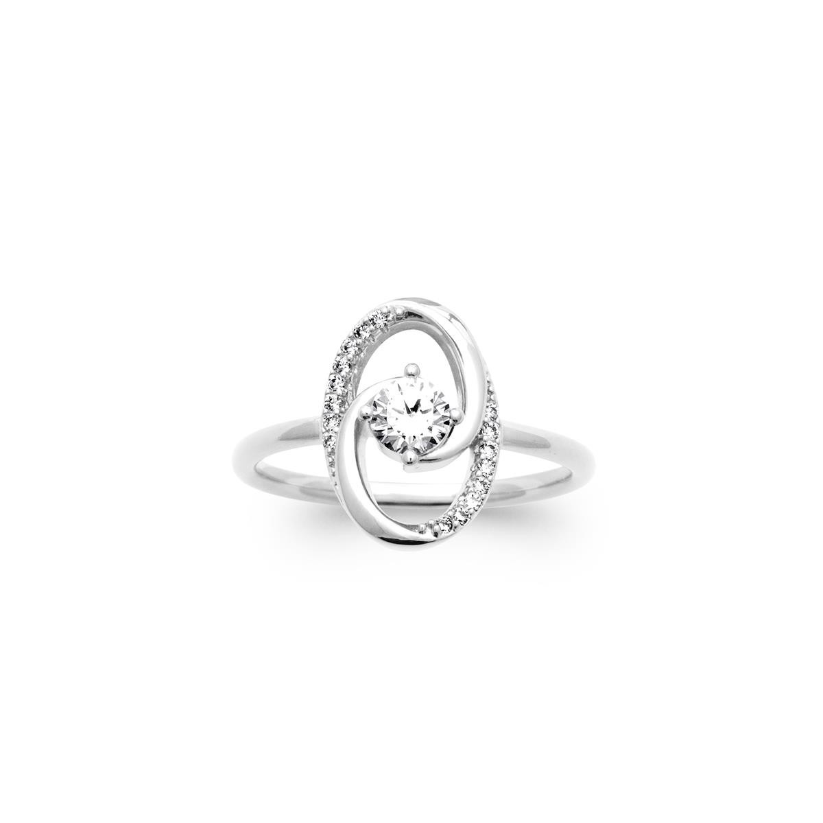 BAGUE ARGENT 925 RHODIE OZ