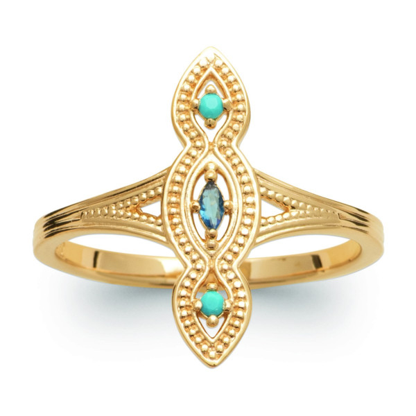 Bague Éclat Dorée — vue 3