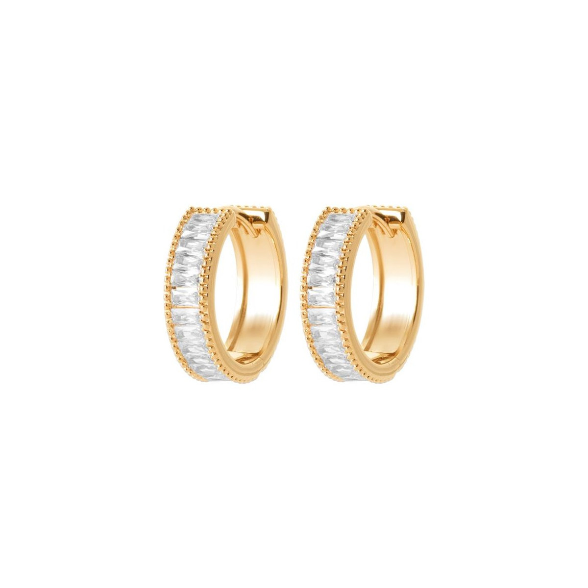 Frise Hoop Earrings — view 2