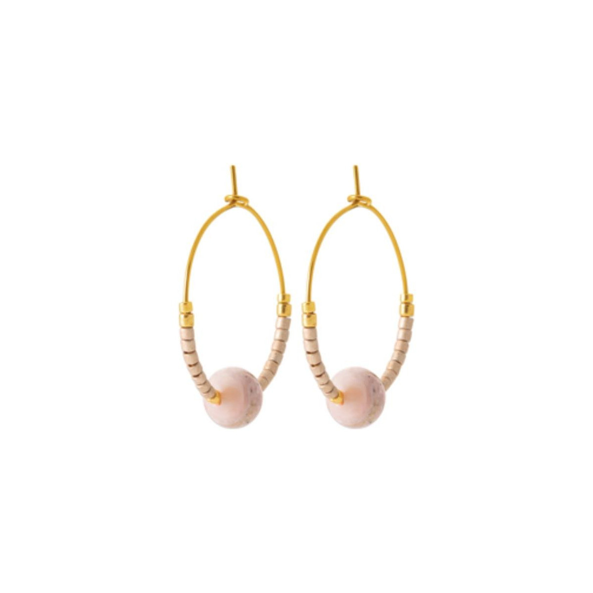 Pastel Hoop Earrings — view 4