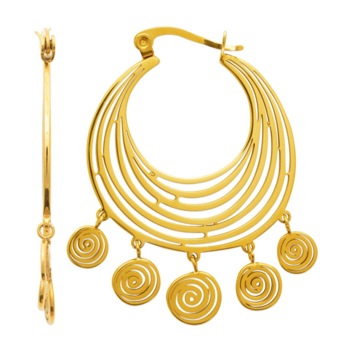 Méandre Hoop Earrings — view 3